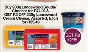 Lancewood Gouda Cheddar-900g