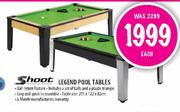 Shoot Legend Pool Tables Each