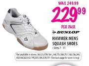 Dunlop Hummer Mens Squash Shoes Per Pair
