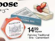 Fariview Traditional (Brie,Camembert)-125g Each