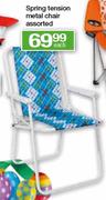 Spring Tension Metal Chair
