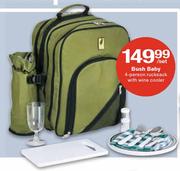 Bush Baby 4 Person Rucksack With Wine Cooler