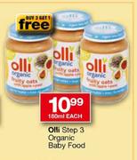 Olli Step 3 Organic Baby Food-180ml each
