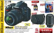 Nikon Digital SLR Camera Twin Lens Package-D3100