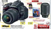 Nikon Digital SLR Camera Twin Lens Package-D5100