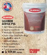 Plascon Cashmere Acrylic PVA-20l