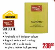 Fired Earth Suedette-5L
