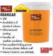 Fired Earth Granular-20L 