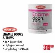 Plascon Enamel Doors & Trims-5L 