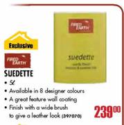 Fired Earth Suedette-5L
