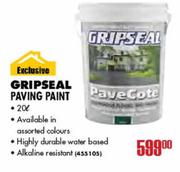 Gripseal Paving Paint-20L