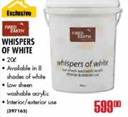 Fired Earth Whispers Of White-20L