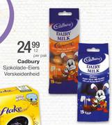 Cadbury Sjokolade-Eiers Verskeidenheid-12 Per Pak