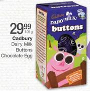 Cadbury Dairy Milk Buttons Chocolate Egg-101g