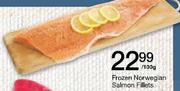 Frozen Norwegian Salmon Fillets-Per 100g
