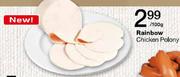 Rainbow Chicken Polony-Per 100g