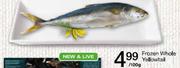 Frozen Whole Yellowtail-Per 100g