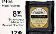 Simonsberg 12-Month-Matured Cheddar Per 100g 