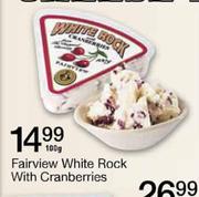 Fairview White Rock With Cranberries-100g