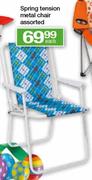Spring Tension Metal Chair Assorted