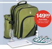Bush Baby 4-Person Rucksack with Wine-Cooler-per set