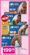 Lovies Disposable Nappies 100's, Assorted (Small, Medium, Large, Extra Large)-per pack