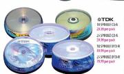 TDK Spindle DVD-R-10 per pack