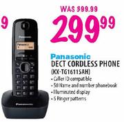 Panasonic Dect Cordless Phone (KX-TG1611SAH)