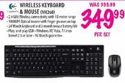 Logitech Wireless Keyboard & Mouse (MK260)-per set
