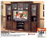 Tamarind 3 Piece Wall Unit