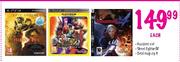 Resident Evil, Street Fighter IV, Devil May Cry 4-Each