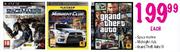 Spacemarine, Midnight Club, Grand Theft Auto 4-Each