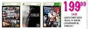 Grand Theft Auto, Medal Of Honor, Smackdown VS Raw 2011-Each