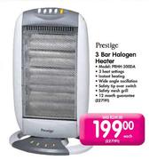 Prestige 3 Bar Halogen Heater (PRHH-300DA)