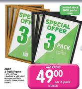 ABBY 3 Pack Frame 210 x 297mm-Per 3 Pack