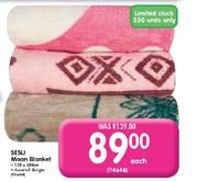 Sesli Moon Blanket 150 x 200cm-Each