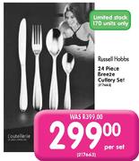 Russell Hobbs 24 Piece Breeze Cutlery Set-Per Set