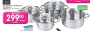 Legend Chef 6 Piece Cookware Set With Steamer-Per Set