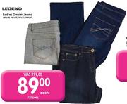 Legend Ladies Denim Jeans-Each