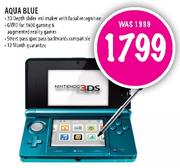 Nintendo3DS Aqua Blue
