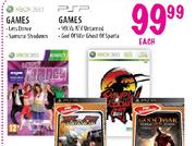 XBOX 360 Games-Lets Dance,Samurai Shodown-Each