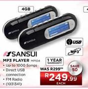 Sansui MP3 Player-4GB (MP104)