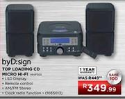 byD:sign Top Loading CD Micro Hi-Fi (MHF501)