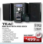 Teac Mini Hi-Fi with iPod Dock (MC-DX240i)