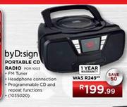 byD:sign Portable CD Radio