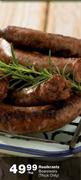 Rooikrantz Boerewors (Thick Only) Per kg