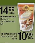 Ina Paarman's Sauce Assorted-200ml Each