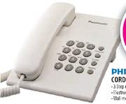 Philips Corded Phone(KX-TS500SAW)