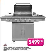 Alva Raptor Stainless Steel 4 Burner Gas Barbeque