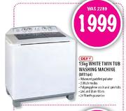 Defy White Twin Tub Washing Machine-DTT164